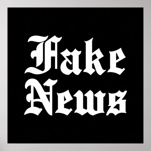 Fake News Poster (Vorne)