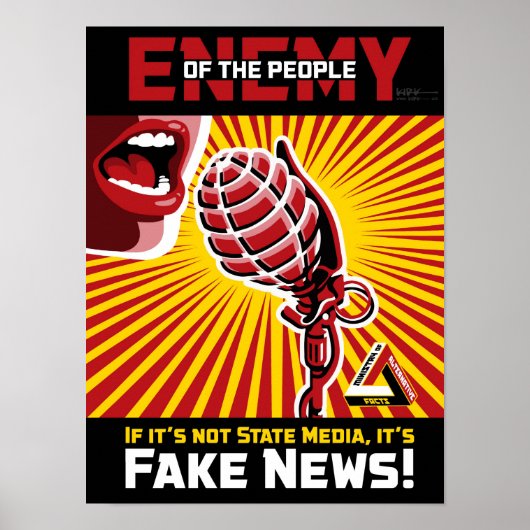 Fake News Poster (Vorne)