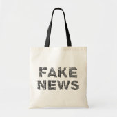 Fake News Propaganda Word Art Statement Tragetasche (Vorne)