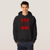 Fake News Rights Journalism Press Hoodie (Vorne ganz)