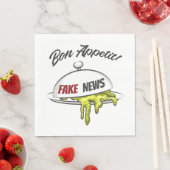 Fake News Serviette (Beispiel)