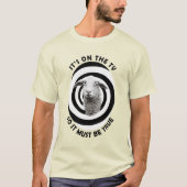 Fake News Sheeple Funny TV T-Shirt (Vorderseite)