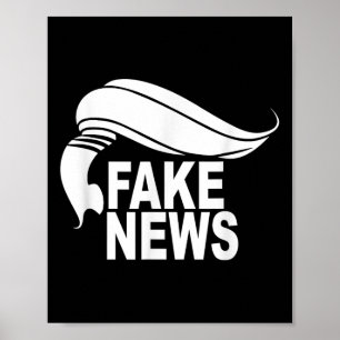 Fake News T-Shirt - Amerika sprechen - Mitteilung Poster
