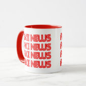 Fake News Tasse (Vorderseite Links)