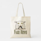 Fake News Tragetasche (Rückseite)