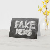 Fake News zum Geburtstag Karte (Gelbe Blume)
