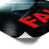 Fake Präsident (Trump) Poster (Ecke)