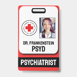 Fake Psychiater für verbrecherisches Abzeichen Ausweis