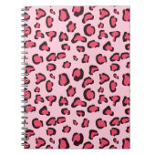 Fake Rosa Leopard Notizblock (Vorderseite)