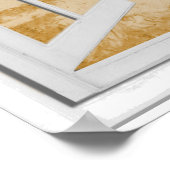 Fake "Ruhiges Beach Ocean View" Poster (Ecke)