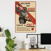 Fake Russisches WW1-Propagandaposter Poster (Heimbüro)
