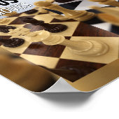 Fake Schach Magazine Cover - Poster (Ecke)