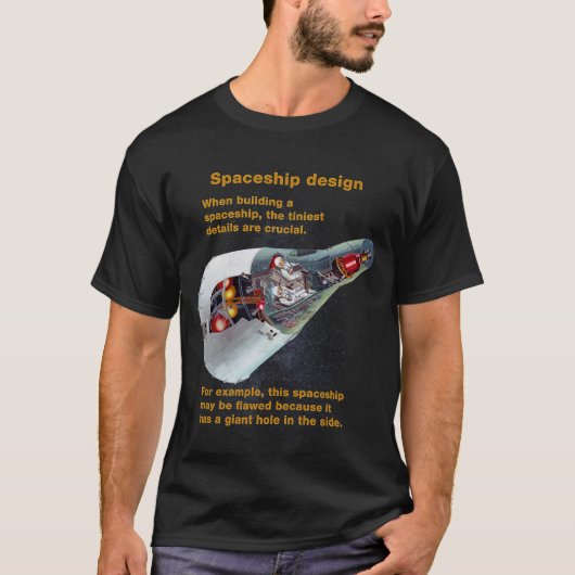 Fake Science T - Shirt - Raumplanung (Vorderseite)