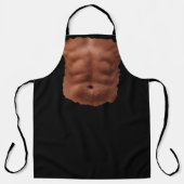 Fake Six Pack abs zerrissene Leinwand lustiges Ill Schürze (Vorderseite)