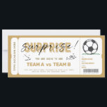 Fake Soccer Game Ticket Gutschein<br><div class="desc">Haben Sie vor,  eine Überraschung Soccer Match Ticket als Geschenk zu geben,  aber Sie fühlen sich schlecht,  weil Sie nichts physisch zu packen? Dieses Fake Ticket Template ist perfekt für Sie. Text ist editierbar,  und Sie können auch die Farben und die Position der Grafik nach Ihren Wünschen ändern.</div>