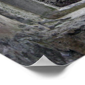 Fake Stone Fenster mit Blick auf Loch Poster (Ecke)