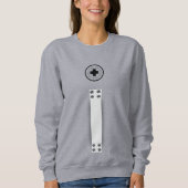 Fake Straitcoat Insane Asylum Halloween Kostüm Sweatshirt (Vorderseite)