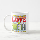 Fake-TAN-Liebe-Gesicht Kaffeetasse (Links)