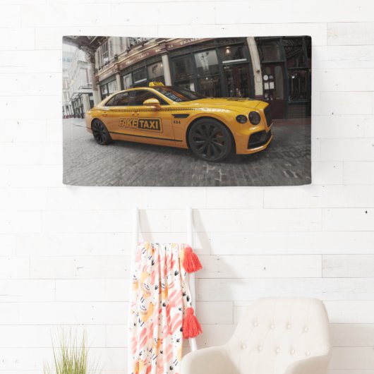 Fake Taxi Bentley Flying Spur Banner (Insitu)