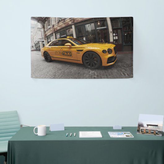 Fake Taxi Bentley Flying Spur Banner (Messeveranstaltung)