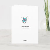 Fake-Telefonanruf Geburtstag Karte (Rückseite)