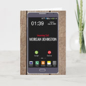 Fake-Telefonanruf Geburtstag Karte (Vorderseite)