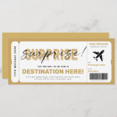 Fake Ticket Boarding Pass Einladung (Vorne/Hinten)