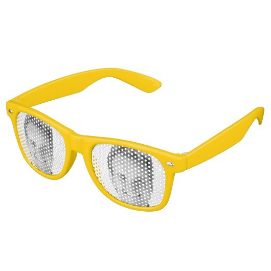 Fake Tommo Vision Partybrille (Schrägansicht)