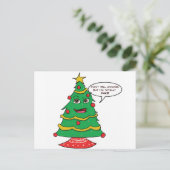 Fake Tree Postkarte (Stehend Vorderseite)