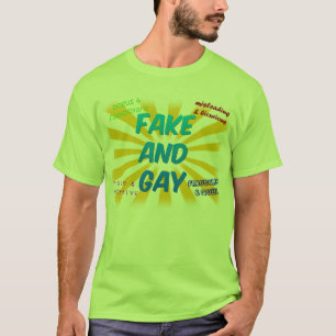 Fake und Homosexuelles (Licht) T-Shirt