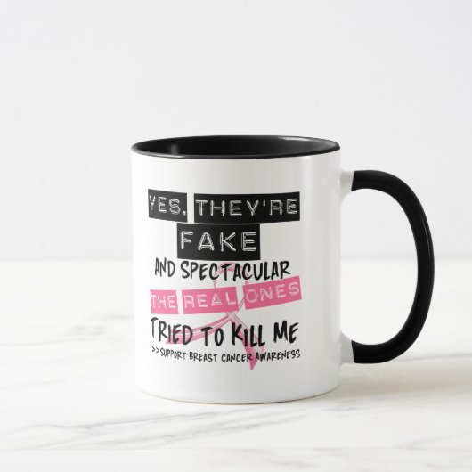 Fake und Spectacular - die wirkliche versuchten, Tasse (Rechts)