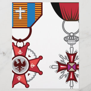 Fake-Vektor-Militärmedaillen / Bestellungen