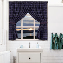 Fake Window: Abend Light in Schottland