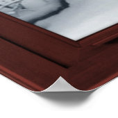 Fake Window Illusion - Neue Schneeszene Poster (Ecke)