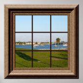 Fake Window Poster Sailboats St. Augustine Florida (Vorne)
