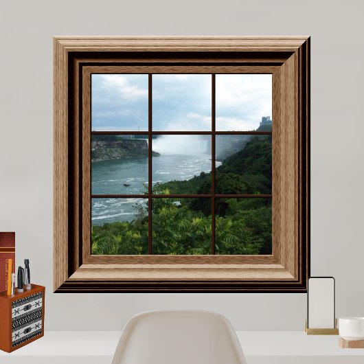Fake Window Poster Wasserfall Niagara Falls Kanada