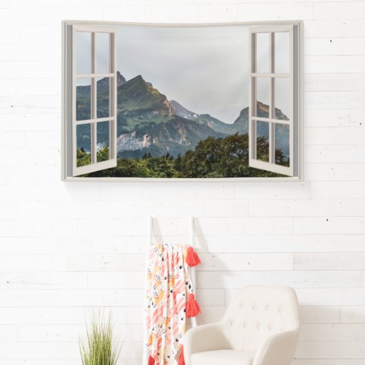 Fake Window Zuhause Office Wanddekor Banner (InSitu)