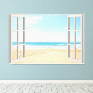 Fake Window Zuhause Office Wanddekor Fotodruck