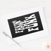 Fakin' der Funk Rechteckiger Aufkleber (Umschlag)