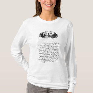 Faksimile des Buchstaben Haus herein T-Shirt