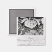 Faksimile des Pocket Chronometers Magnet (Vorderseite/Rückseite)