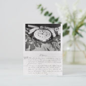 Faksimile des Pocket Chronometers Postkarte (Stehend Vorderseite)
