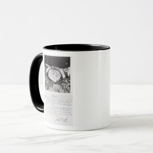Faksimile des Taschen-Chronometers Tasse (Vorderseite Links)
