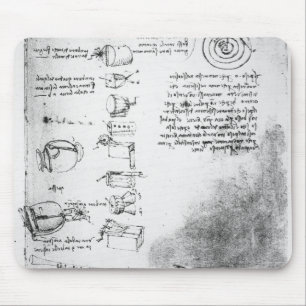 Faksimile einer Seite vom Kodex Arundel Mousepad