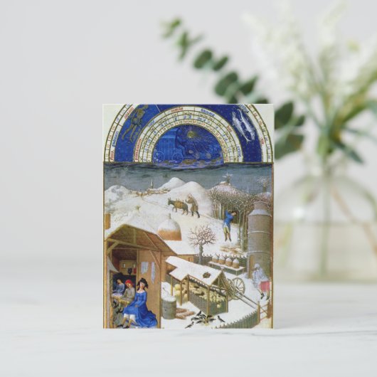 Faksimile vom Februar Postkarte (Stehend Vorderseite)