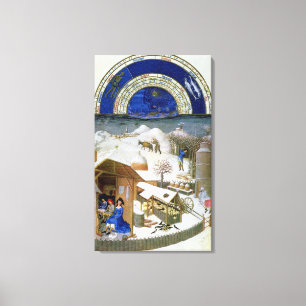 Faksimile von Februar Leinwanddruck