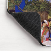 Faksimile von Mai: Höfische Zahlen zu Pferd Mousepad (Ecke)