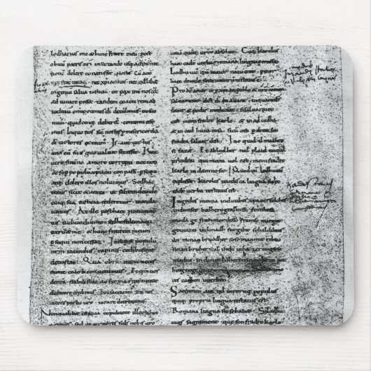 Faksimilekopie Mousepad (Vorne)