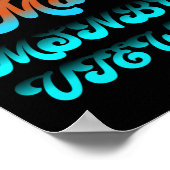 Fakten Msnbc Viewer Art Sticker Poster (Ecke)
