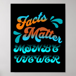 Fakten Msnbc Viewer Art Sticker Poster